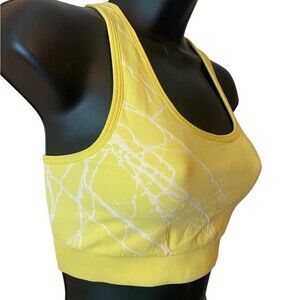 Nux sports bra, yoga clothing, criss cross back, moisture wicking med NWOT